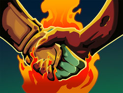 Burning Pact card art