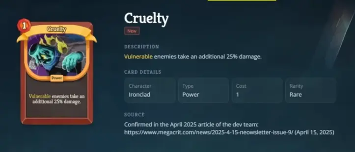 Slay the Spire 2 Ironclad card demonstrating Vulnerable-based damage scaling